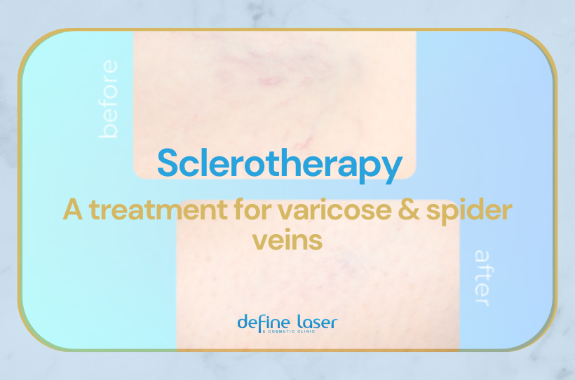 Sclerotherapy – a treatment for varicose & spider veins - Define Laser &  Cosmetic Clinic Brisbane